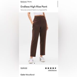 Athleta Woodland Endless High Rise Pants